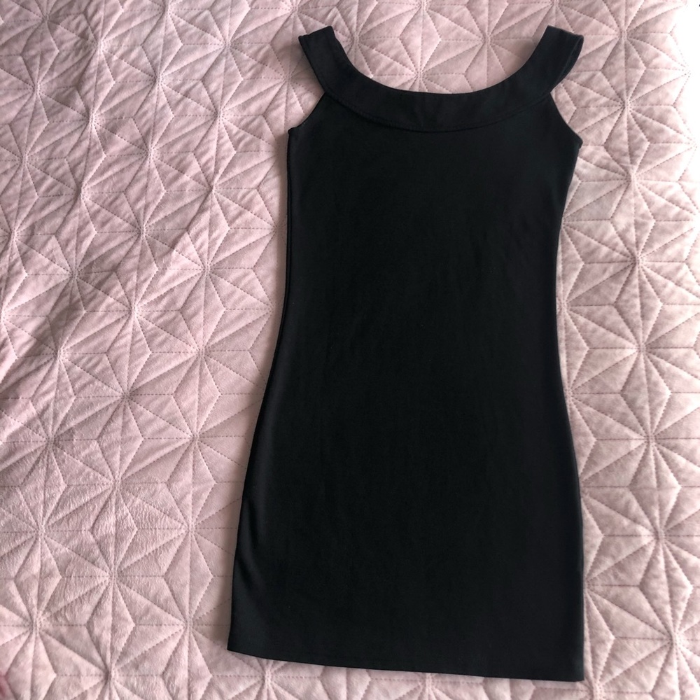 Cotton On Black Bodycon Mini Dress